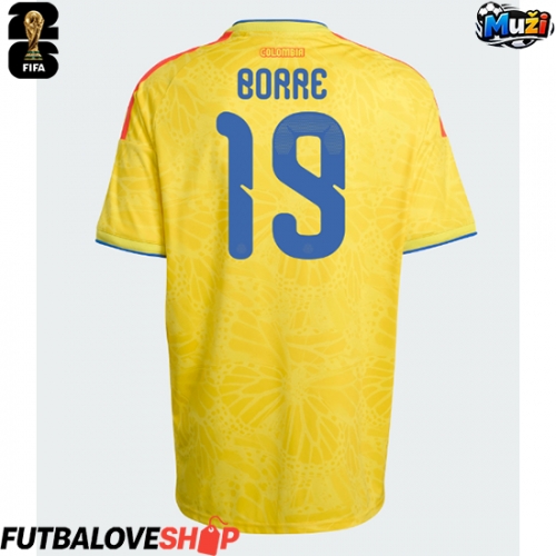 Dres Kolumbia Rafael Santos Borre #19 Domáci MS 2026 Krátky Rukáv